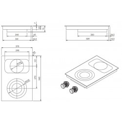 BORA Professional 3.0 PKCB3 HiLight ploča za kuhanje, 3 kruga/pekač